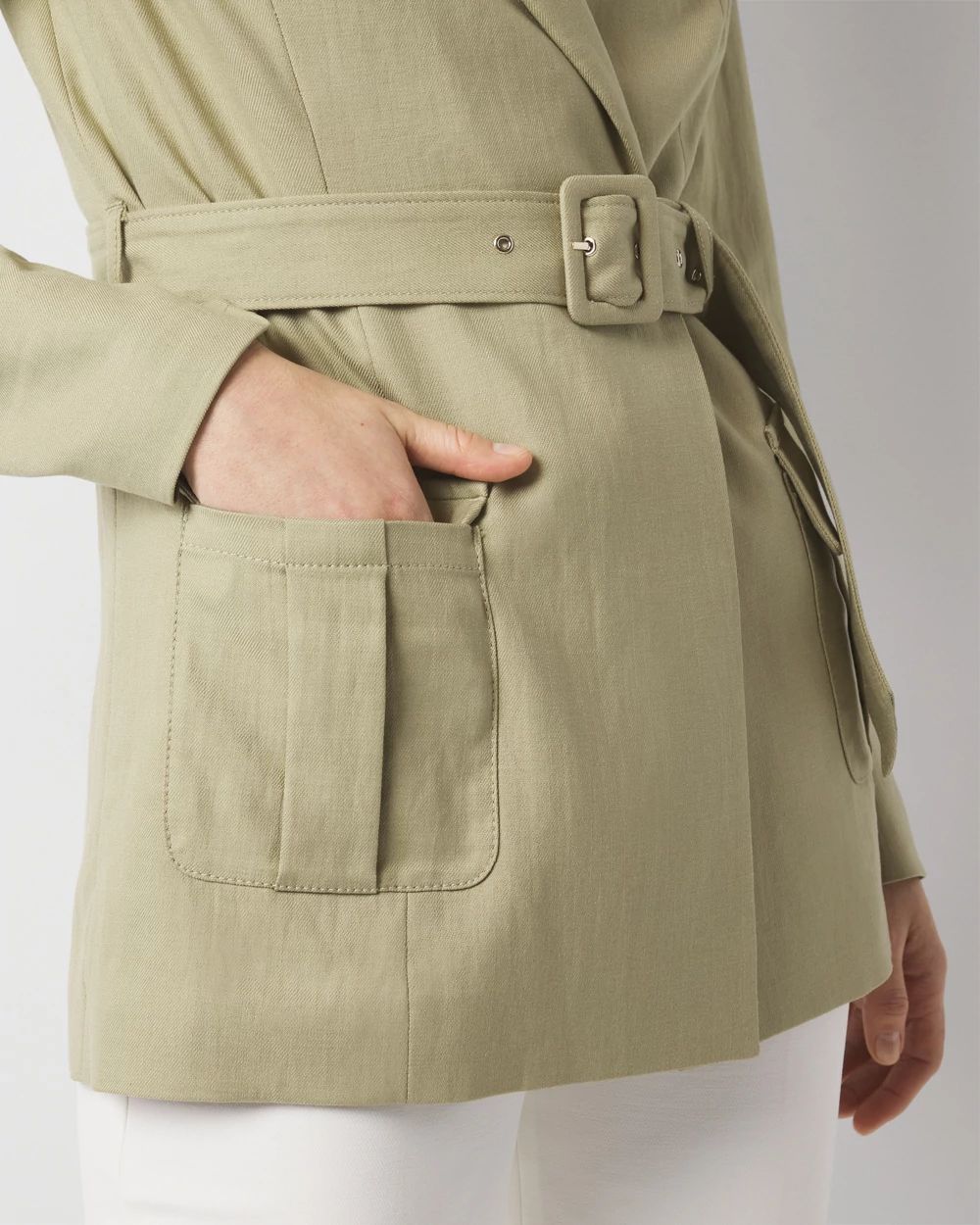 Belted Safari Jacket | White House Black Market